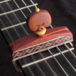 Cejilla flamenca de Palo Rojo y taracea