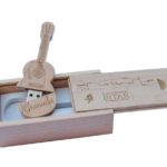 USB 64gb guitarra de madera