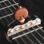 Cejilla flamenca artesana de Ébano con Taracea