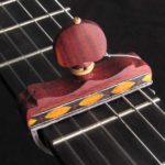 Cejilla de madera de Palo Rojo y taracea